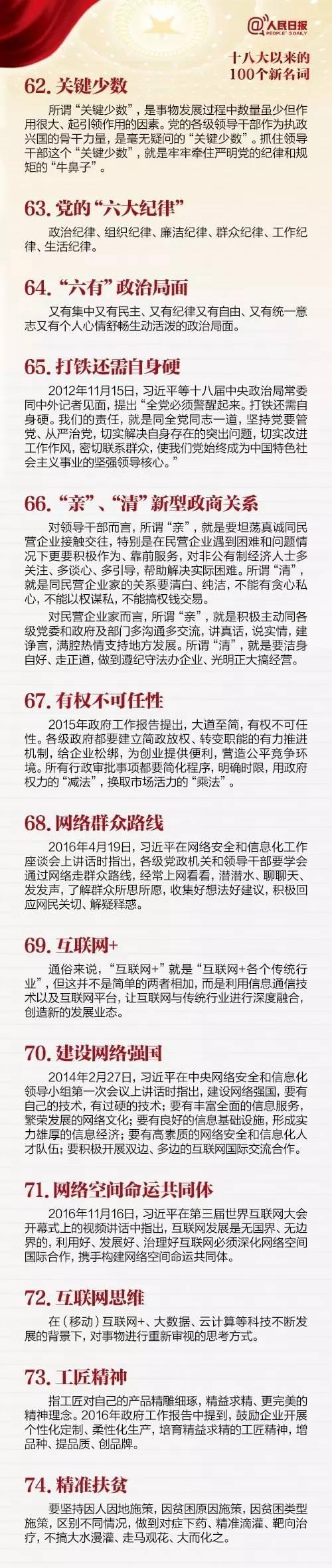 8900万党员注意！今天，请温习这100个十八大以来的新名词